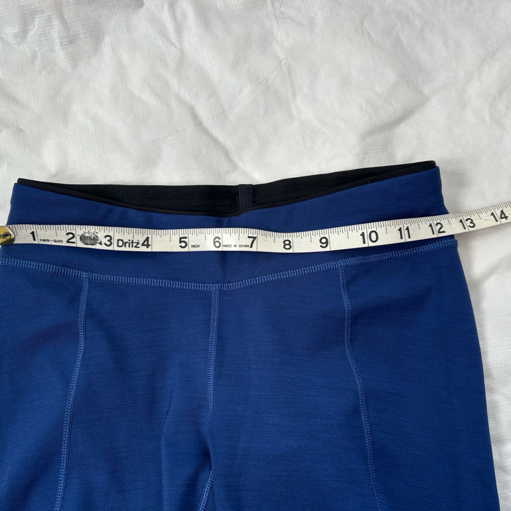 NWT Patagonia Blue and Black Endless Run Tights - Picture 5 of 7